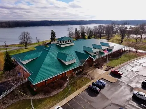 Tarping and dry-in on a Battle Ground commercial roof